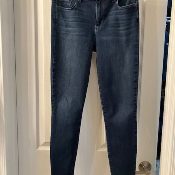 Paige Jeans Women's Size 30 Blue Verdugo Ankle Skinny Mid Rise Stretch - Picture 1 of 12